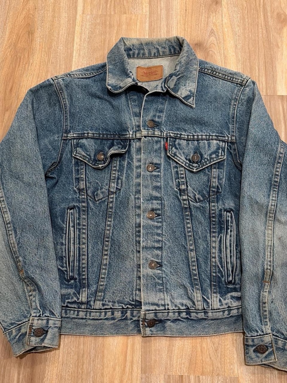 90s Levi's type 3 Light Blue Denim Trucker Jacket
